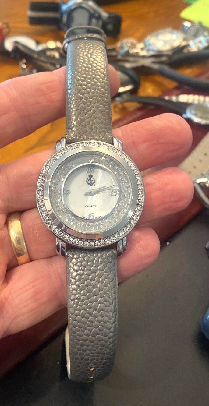Women's 40mm Premier Designs Watch, Silver Tone with Crystal Accents, #4614
